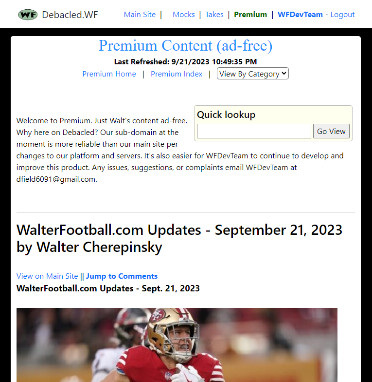 WalterFootball Premium Debacled.WF